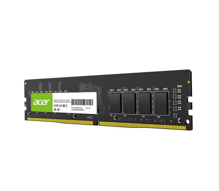 رم کامپیوتر ایسر مدل UD100 DDR4 تک کاناله 8 گیگابایت فرکانس 3200 تایمینگ CL22 نوع U-DIMM
